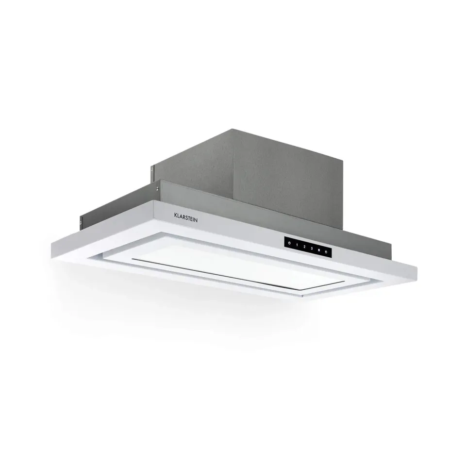 Klarstein Lumiera hotte aspirante blanche 70 cm 750 m³/h