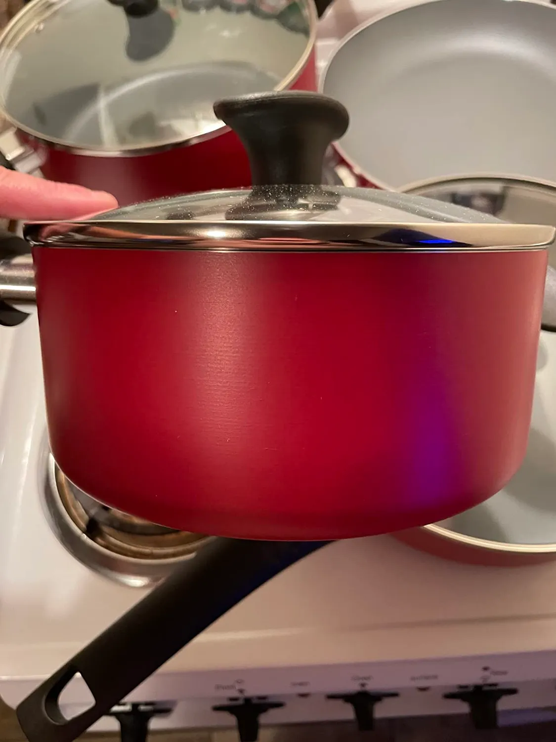 Bella Cook Bake and Store batterie cuisine 21 pièces blanc antiadhésive