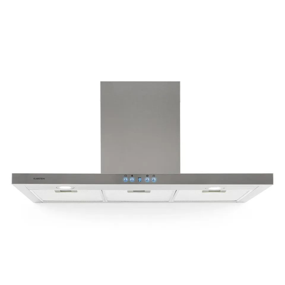 Klarstein RC90WS hotte murale 90 cm inox 637 m³/h