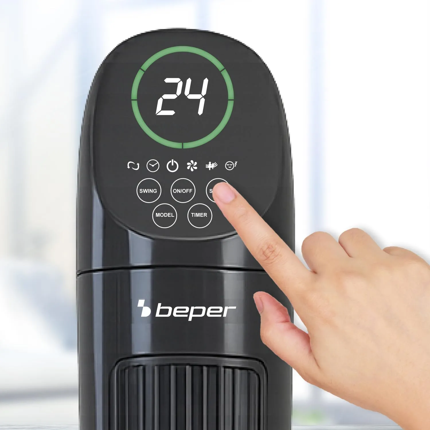 Beper P206VEN310 ventilateur tour télécommande silencieux