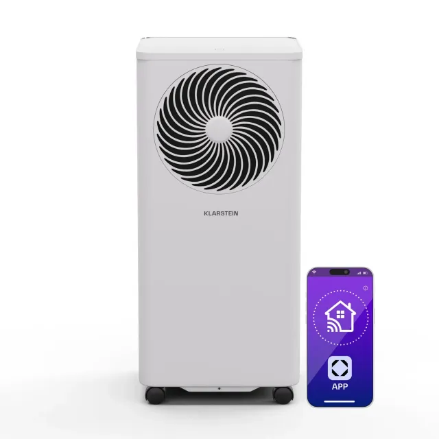 Klarstein Aero Ring climatiseur mobile 7000 BTU blanc 25 m²