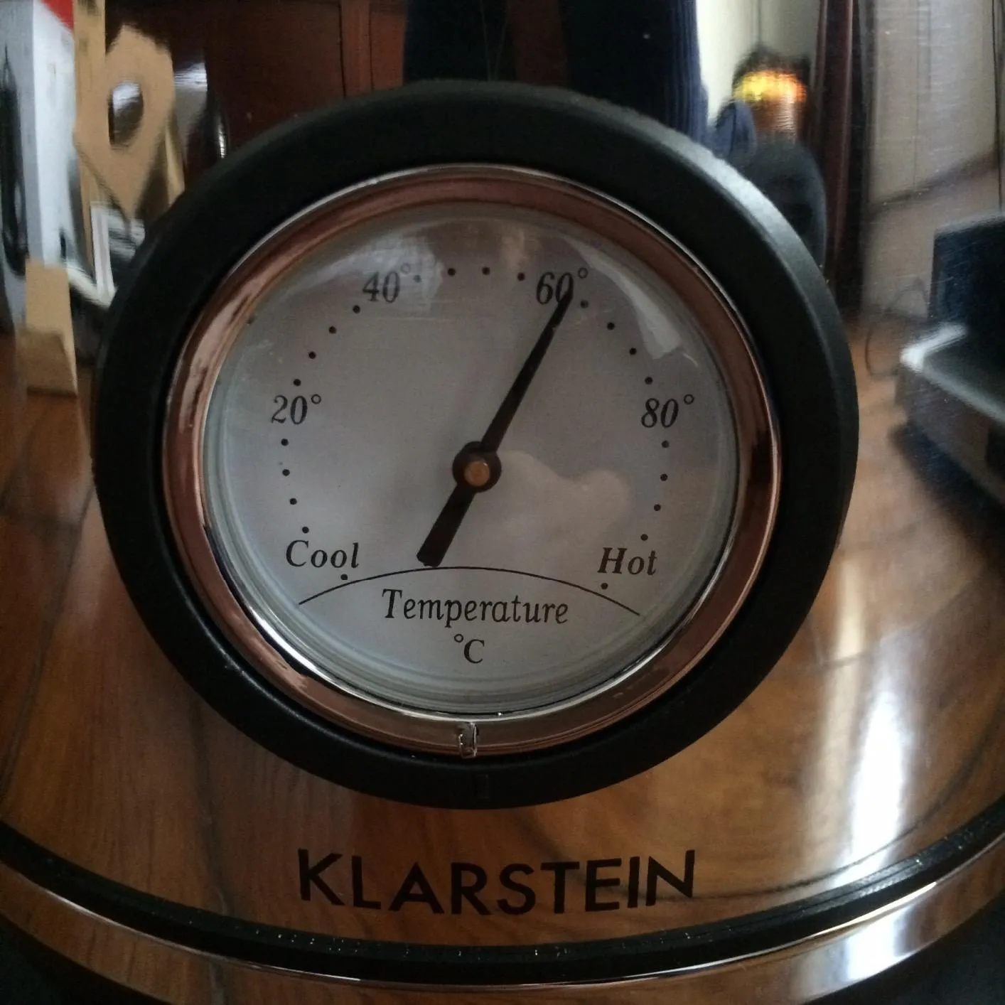 Klarstein Aquavita Chalet bouilloire 1,7 L champagne 2200W