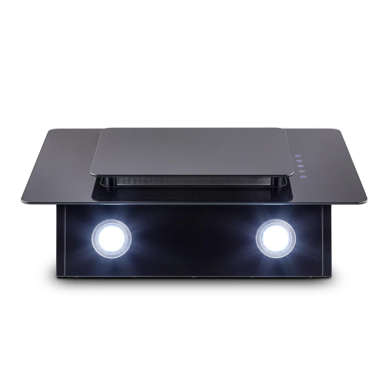 Klarstein Lorea hotte murale noir verre 290 m3/h