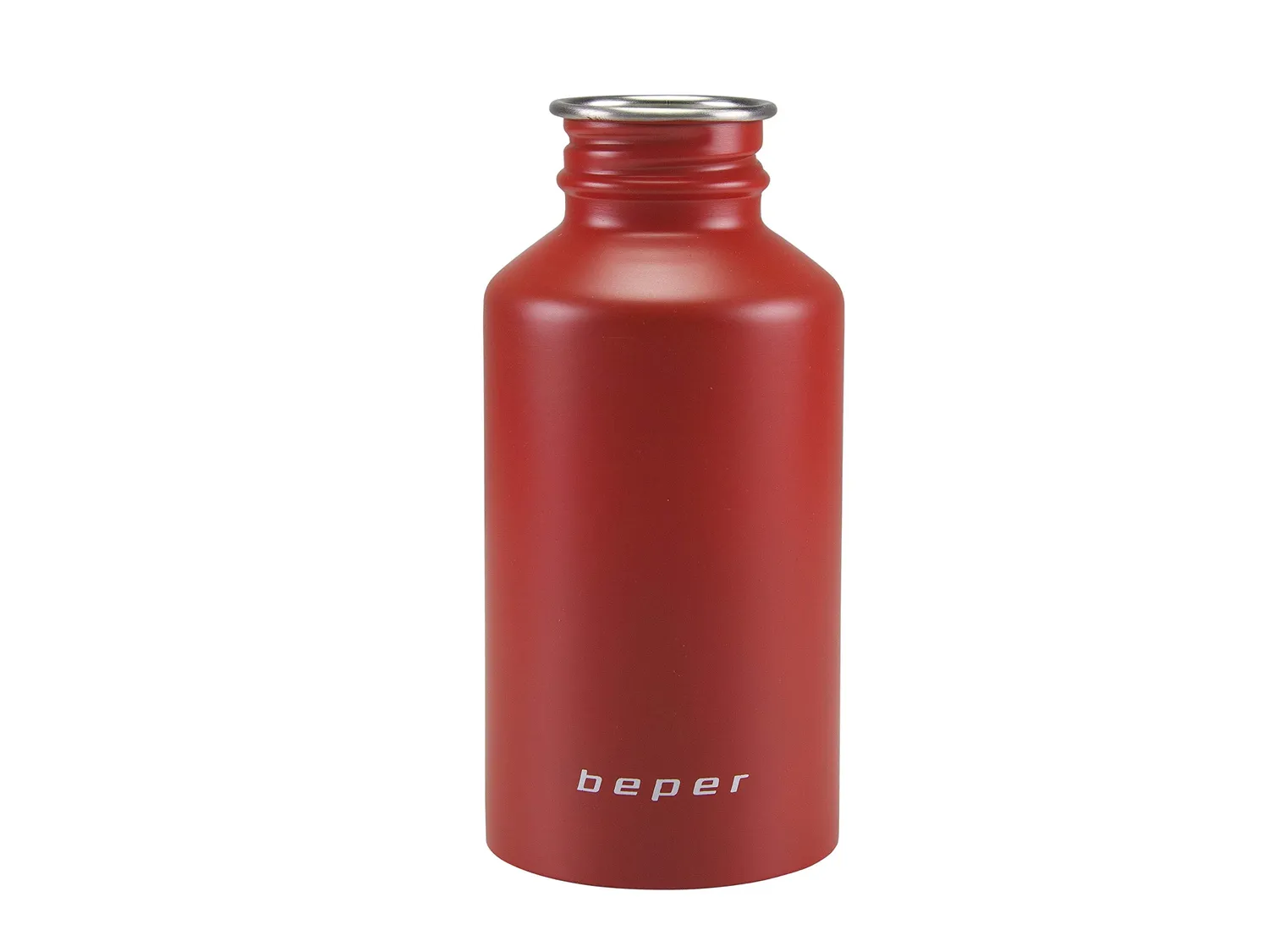 Beper C102BOT002 gourde inox 500 ml rouge mousqueton