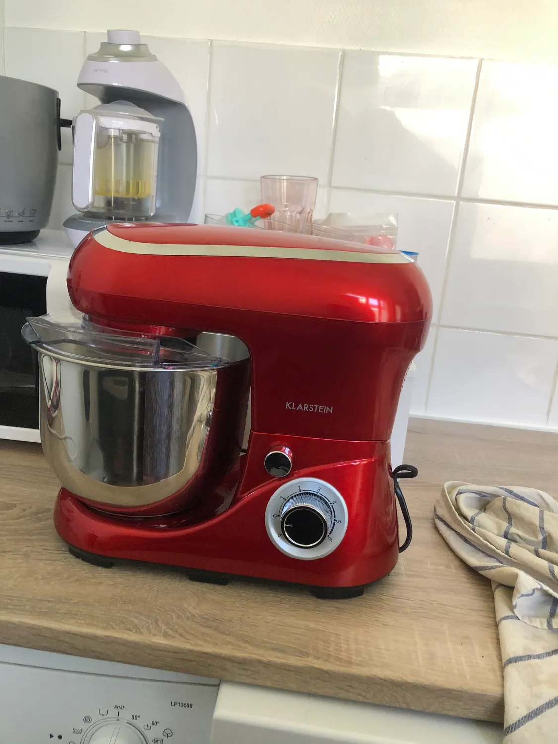 Klarstein robot pâtissier 5L 1300W bol inox