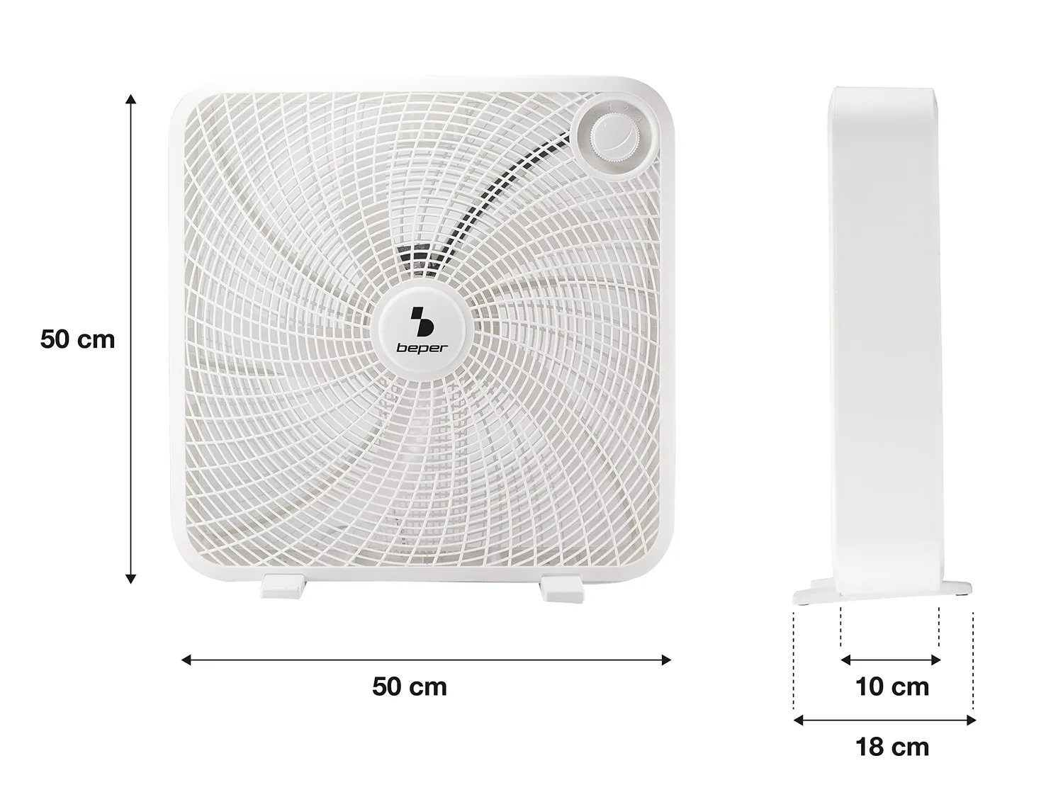 Beper P206VEN550 ventilateur caisson 50 cm 5 pales 3 vitesses