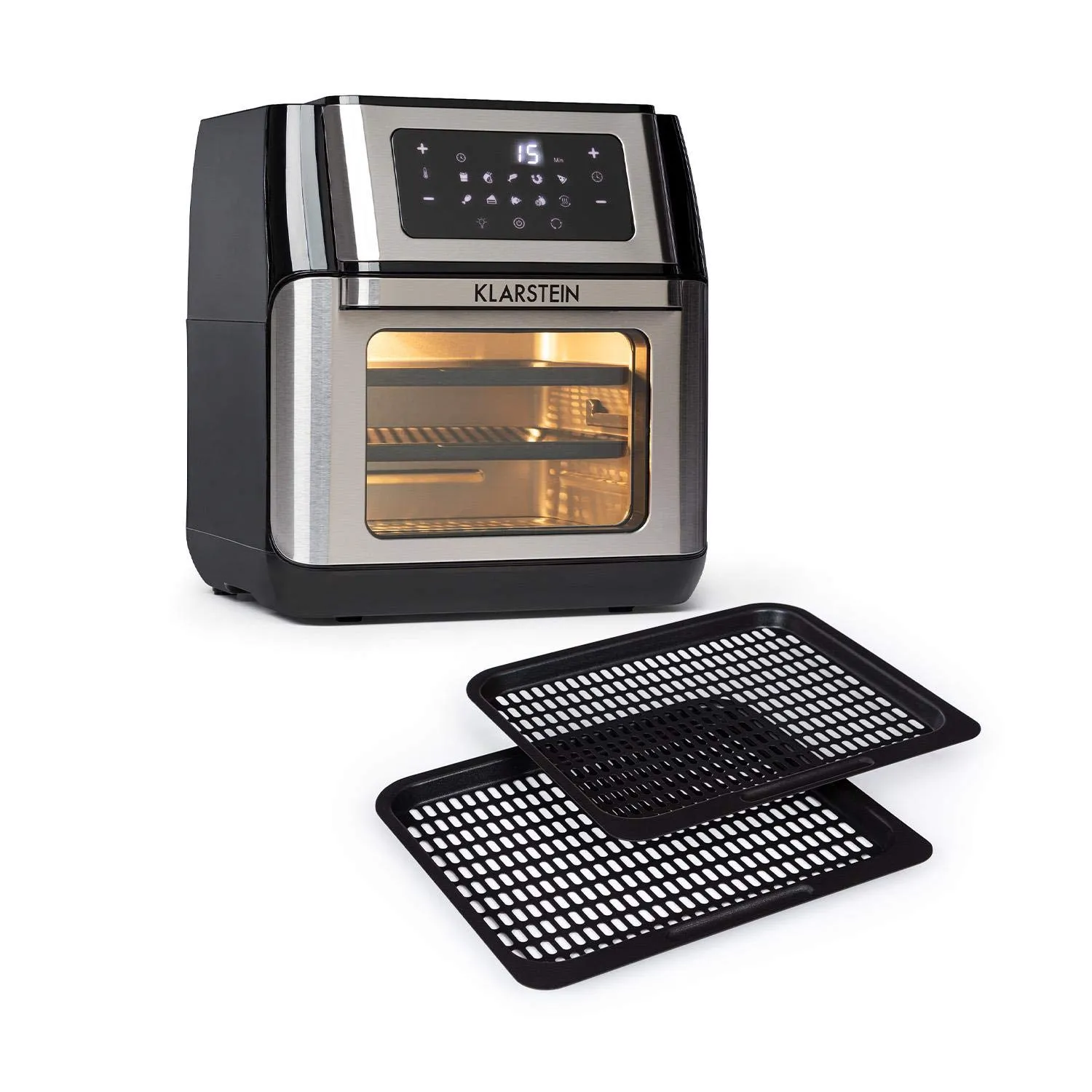 Klarstein AeroVital Fry grilles cuisson 24x20 cm x2