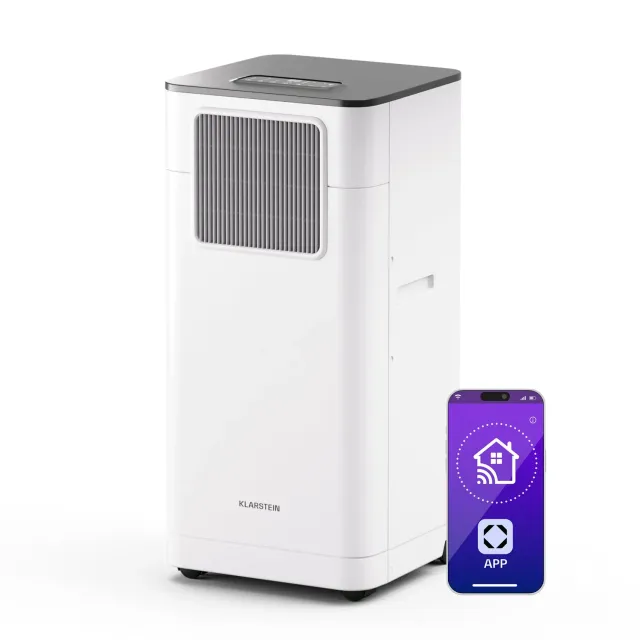 Klarstein Breeze Box 9K Climatiseur Mobile Blanc 32 m²