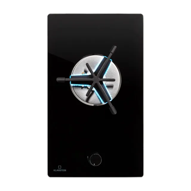 Klarstein Trifecta plaque cuisson gaz 1 feu noir