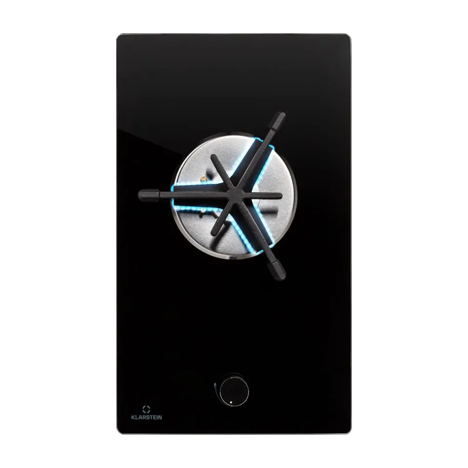 Klarstein Trifecta plaque cuisson gaz 1 feu noir