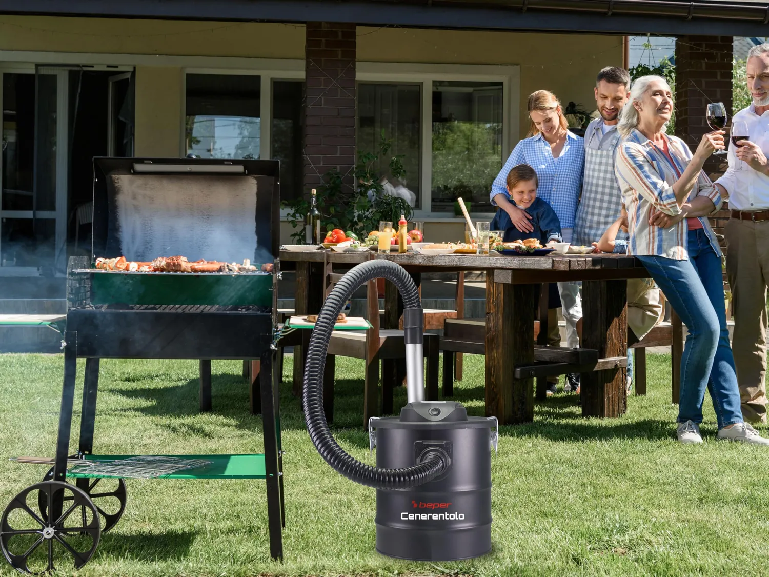 Beper P202ASP250 aspirateur à cendres 15 L souffleur HEPA
