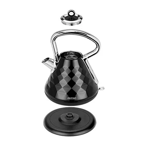 MPM MCZ-98 bouilloire électrique 1,7 L noire inox