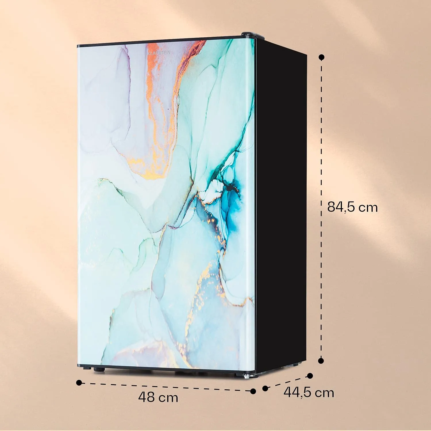 Klarstein CoolArt combiné réfrigérateur 79 L design pastel