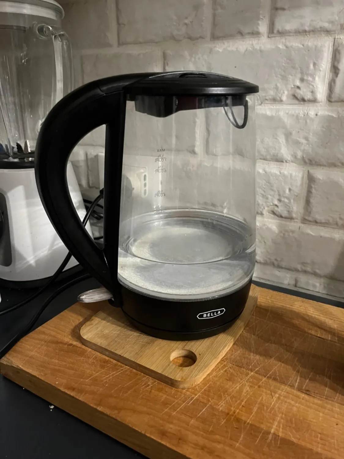 Bella bouilloire électrique verre 1,7 L noir LED