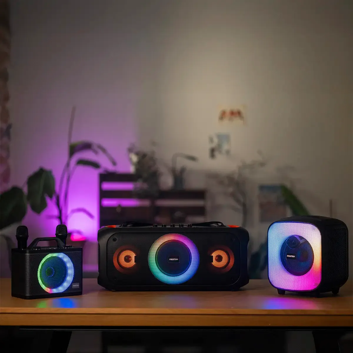 Prixton Jaia Max enceinte karaoké 75W lumineuse