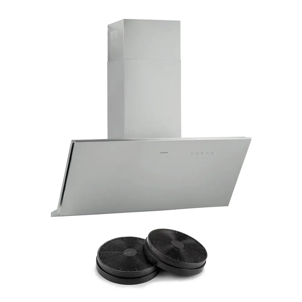 Klarstein Braveheart hotte aspirante argent 610 m³/h