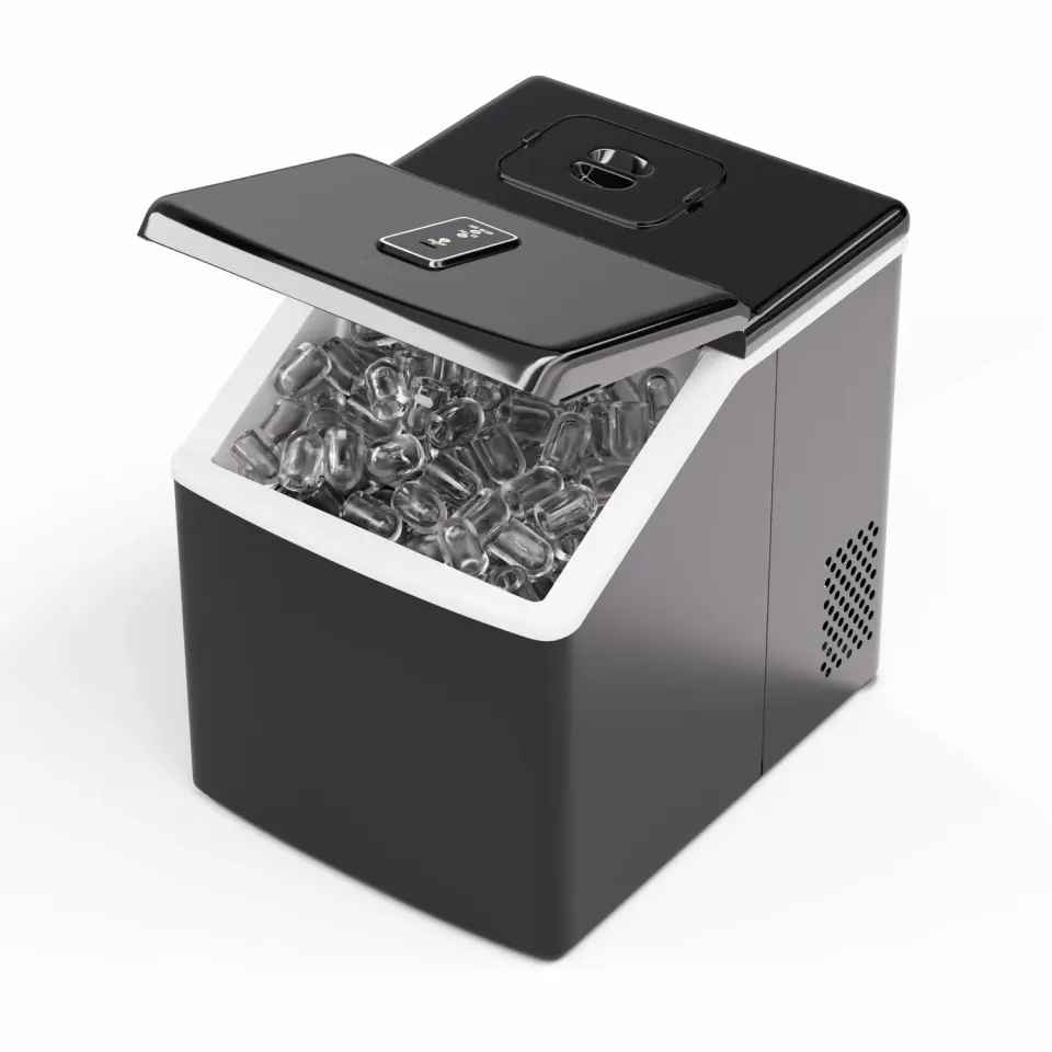 Klarstein Clearcube machine à glaçons inox 13 kg glaçons transparents