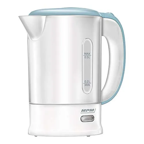 MPM MCZ-88 bouilloire électrique 0,5 L blanche voyage