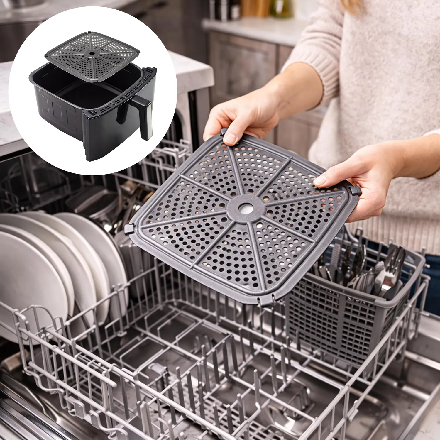 Beper P101FRI091 friteuse air chaud 9 L 12 programmes