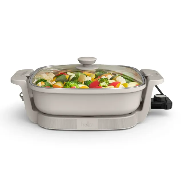 La Bella Make & Take poêle électrique 6 qt oatmilk