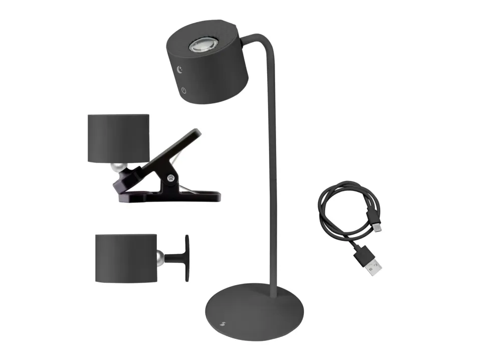 Beper Luminì P201UTP304 lampe tactile noire rechargeable