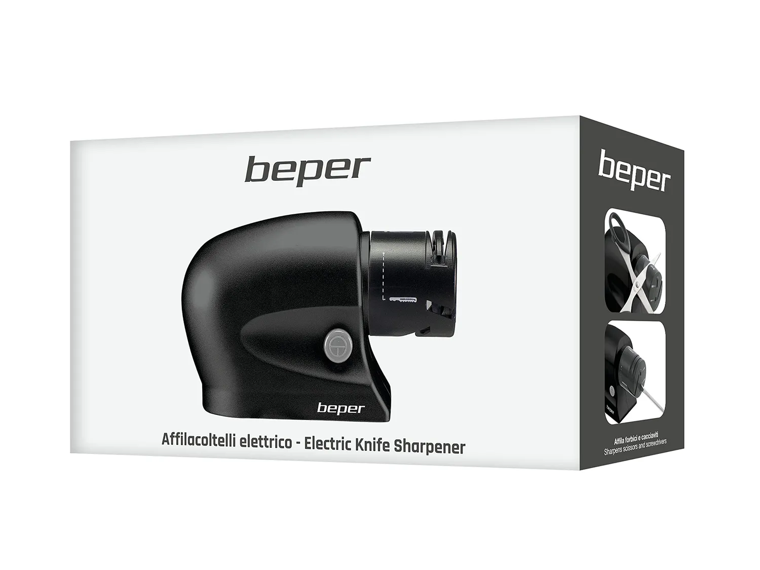 Beper P102ACP001 affûteur électrique noir couteaux et ciseaux