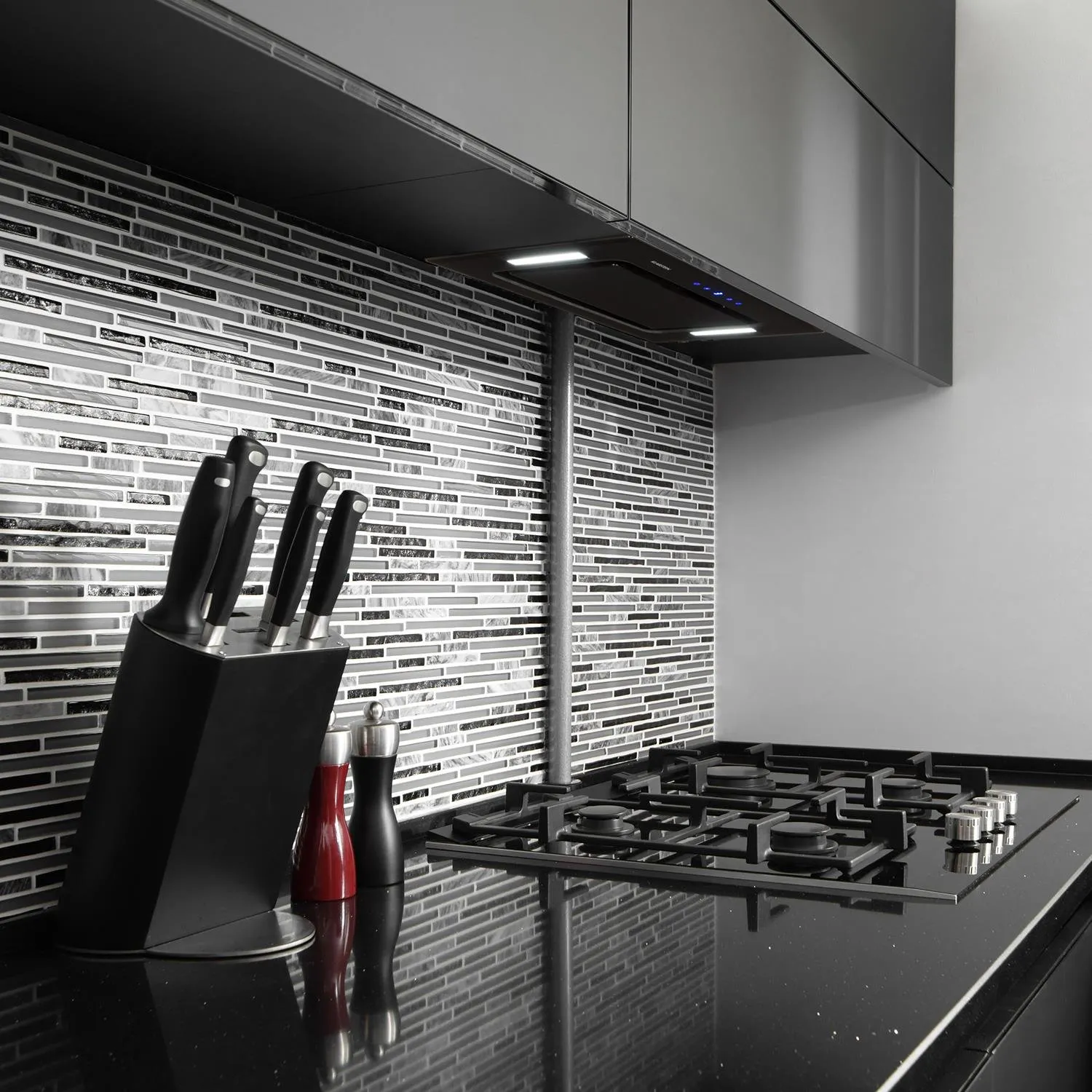 Klarstein Hektor SL hotte aspirante 60 cm noire 530 m³/h