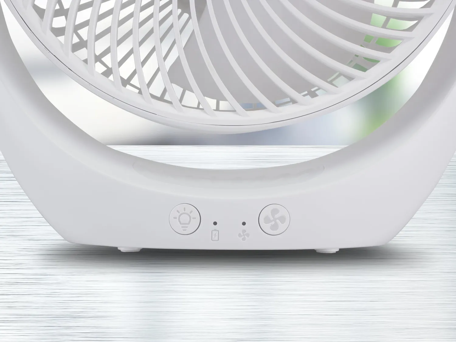 Beper P206VEN425 ventilateur table rechargeable LED