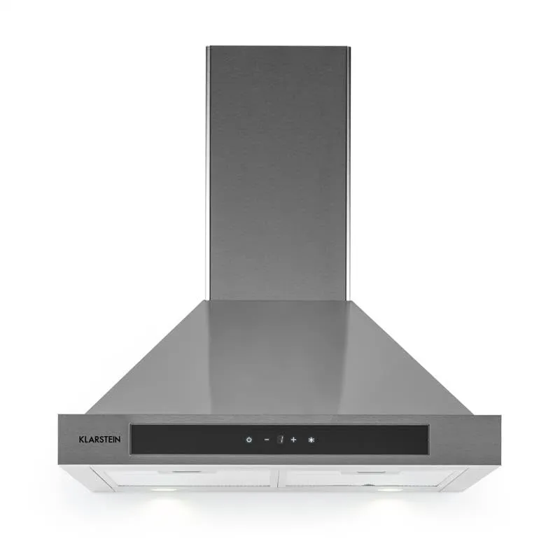 Klarstein Zelda hotte aspirante 60 cm argent 650 m3/h
