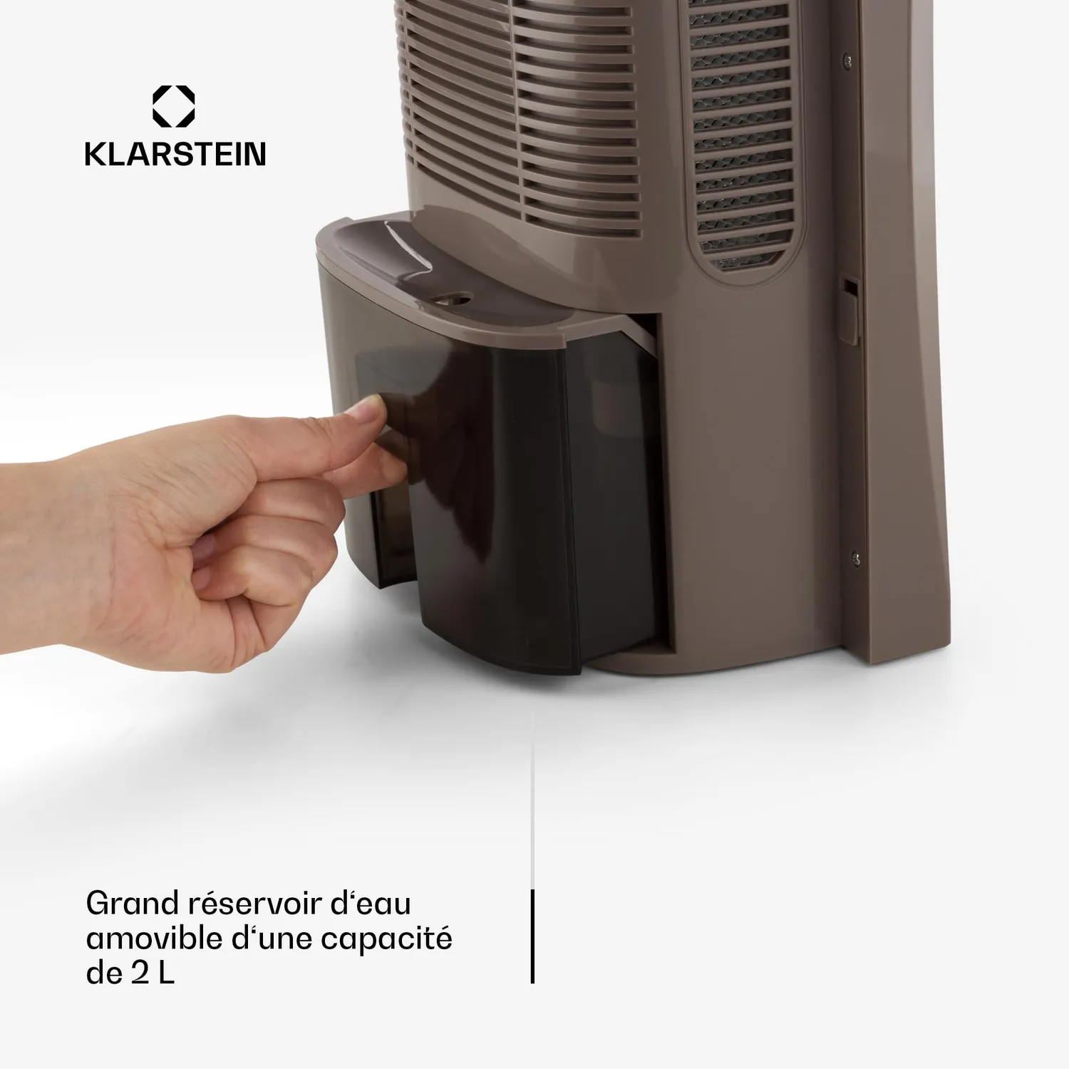 Klarstein Drybest 2000 2G déshumidificateur 2 L gris ioniseur
