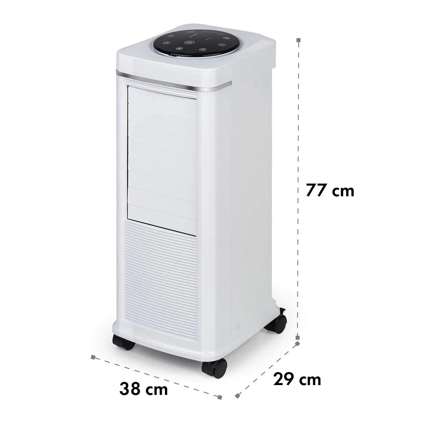 Klarstein Windspiel rafraîchisseur d'air blanc 100 W 8 L