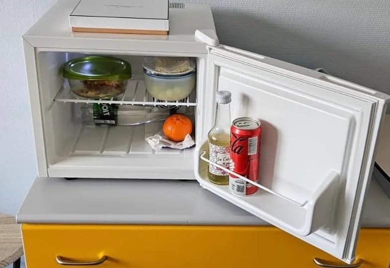 Klarstein mini frigo 17L argent silencieux 0-15°C