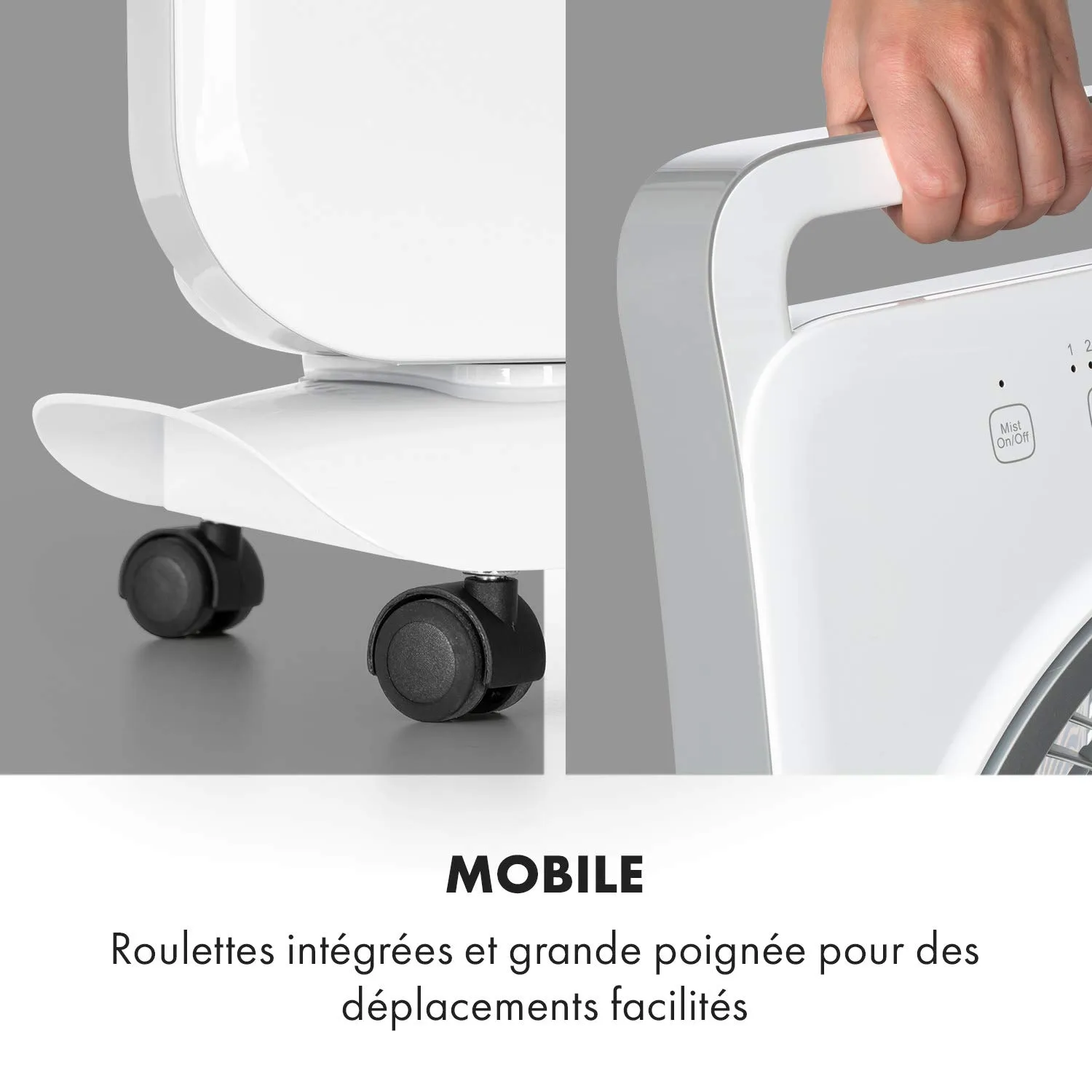 Klarstein Wildwater ventilateur humidificateur blanc