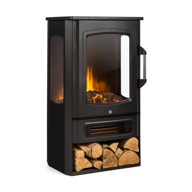 Klarstein Cheminée Électrique 2000W effet flamme LED