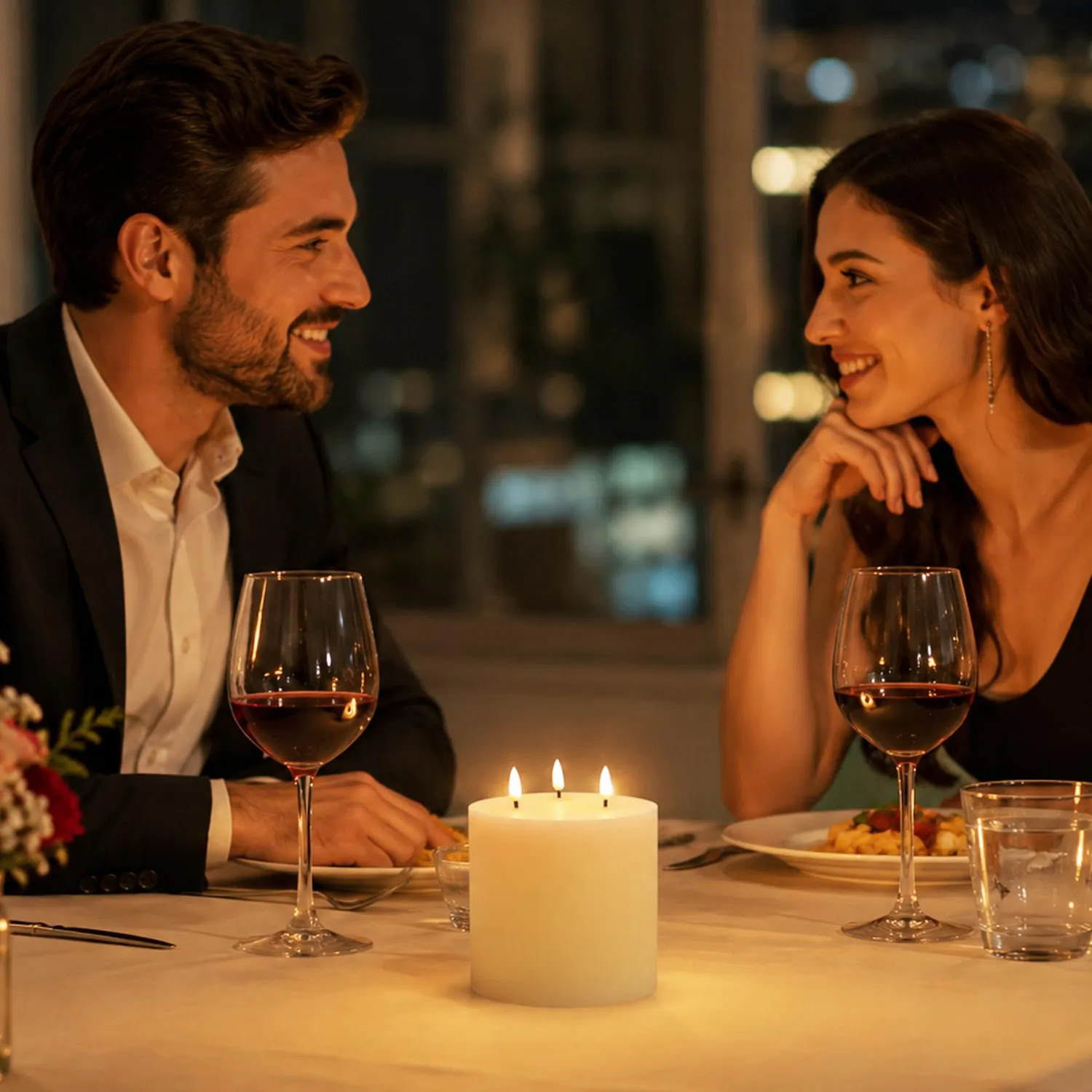 Beper P207ILI600 TRIA bougie LED cire véritable 3 LED