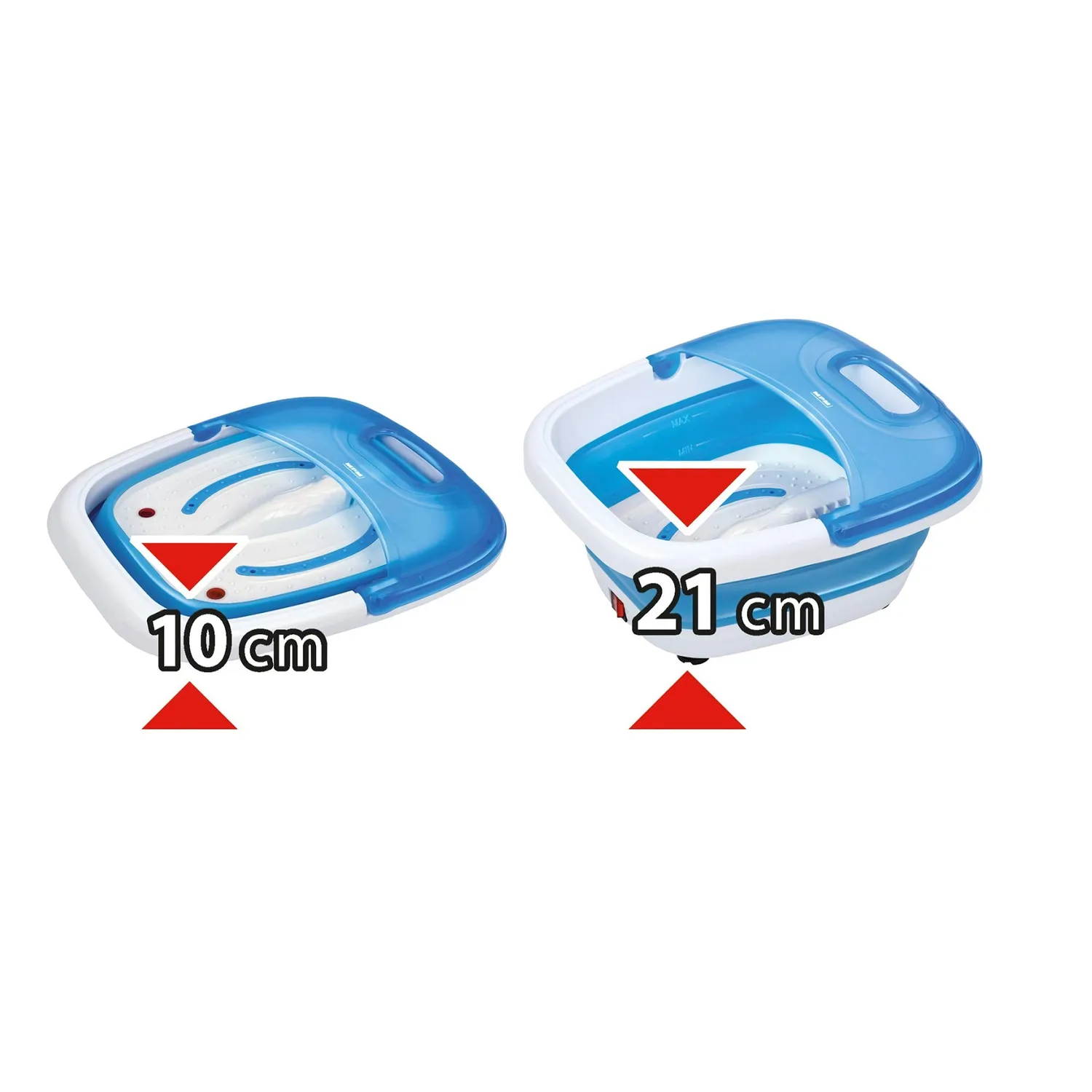 MPM MMS-04 bain de pieds hydromassant pliable 90 W