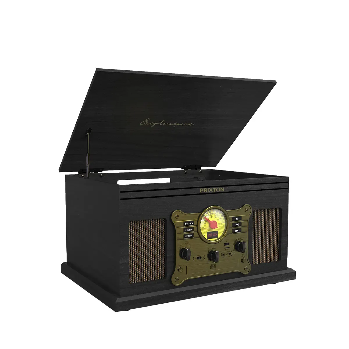 Prixton Century platine vinyle tout-en-un Bluetooth USB