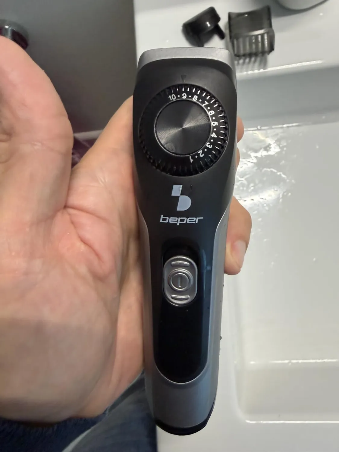 Beper 40.332 tondeuse barbe rechargeable 20 longueurs