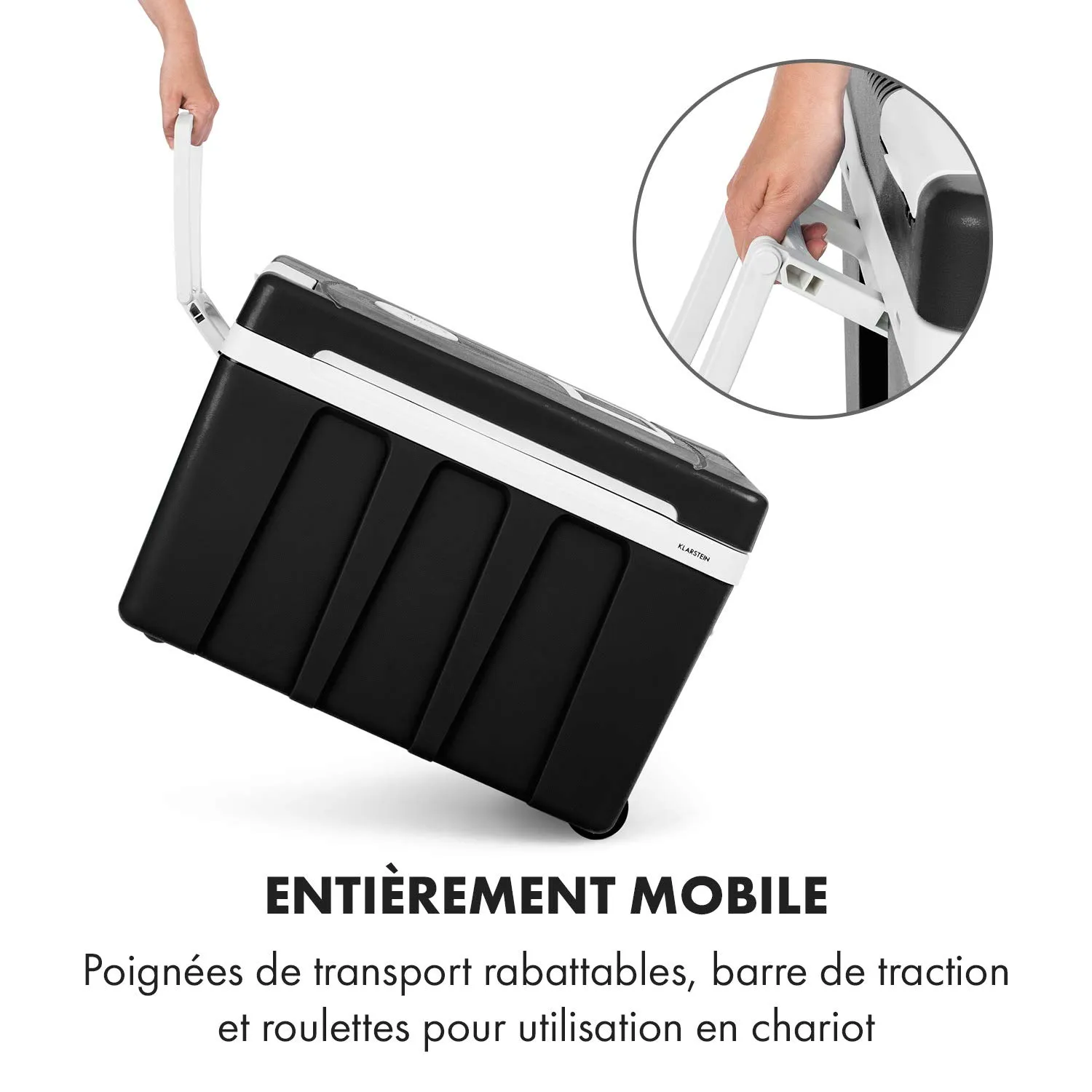 Klarstein BeerPacker glacière électrique 50 L Noire 12V