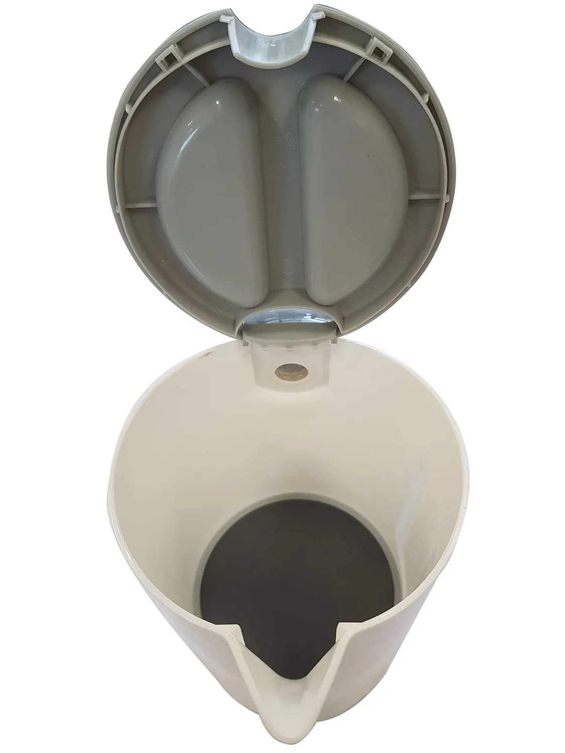 MPM bouilloire électrique voyage 0,5 L blanc gris 2 tasses