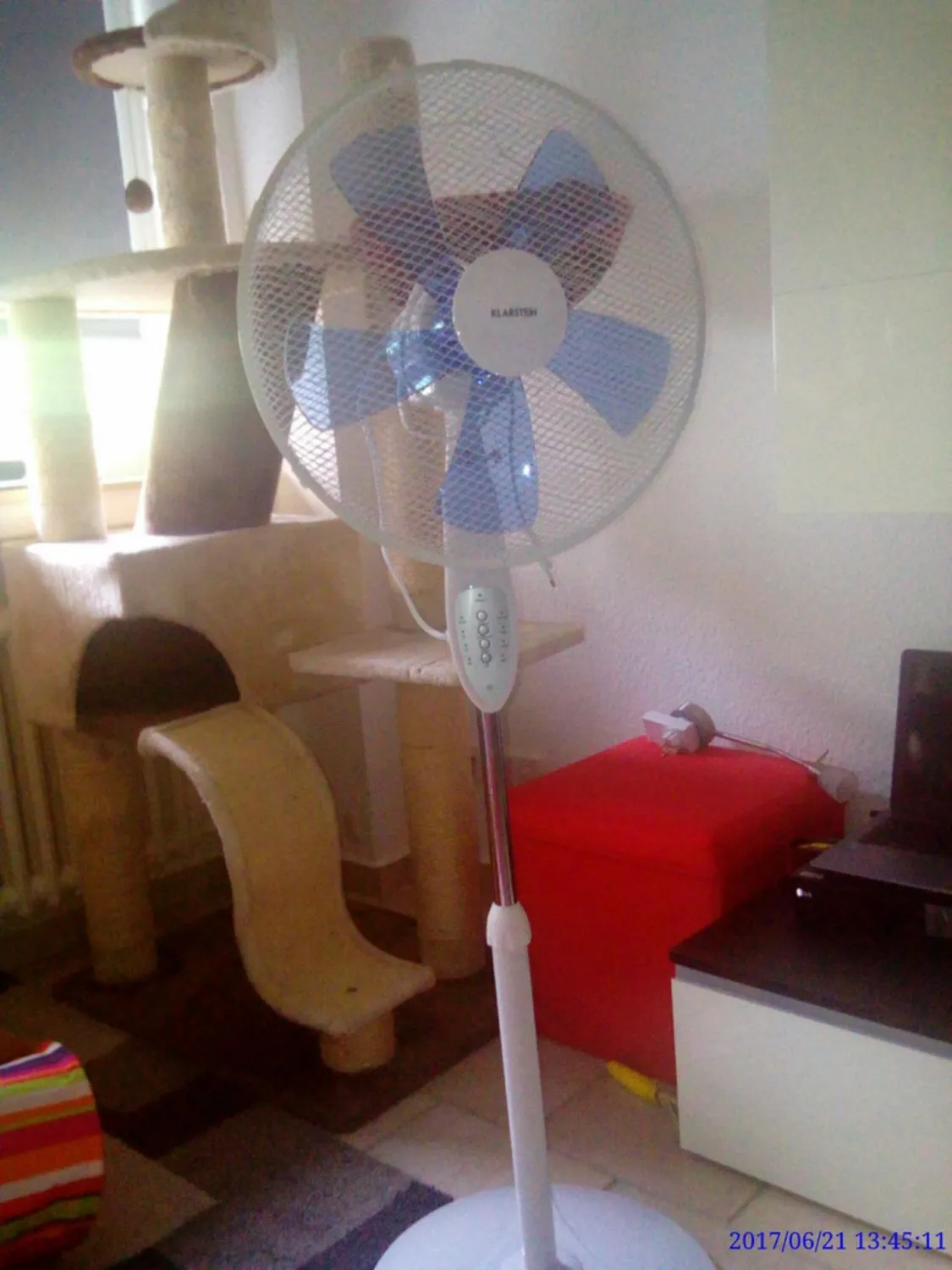 Klarstein Summerjam ventilateur sur pied blanc 41 cm