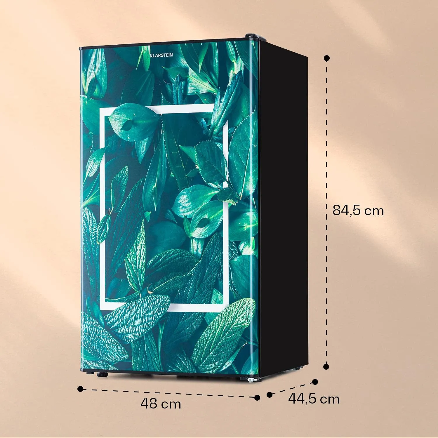 Klarstein CoolArt combiné réfrigérateur 79 L design forêt