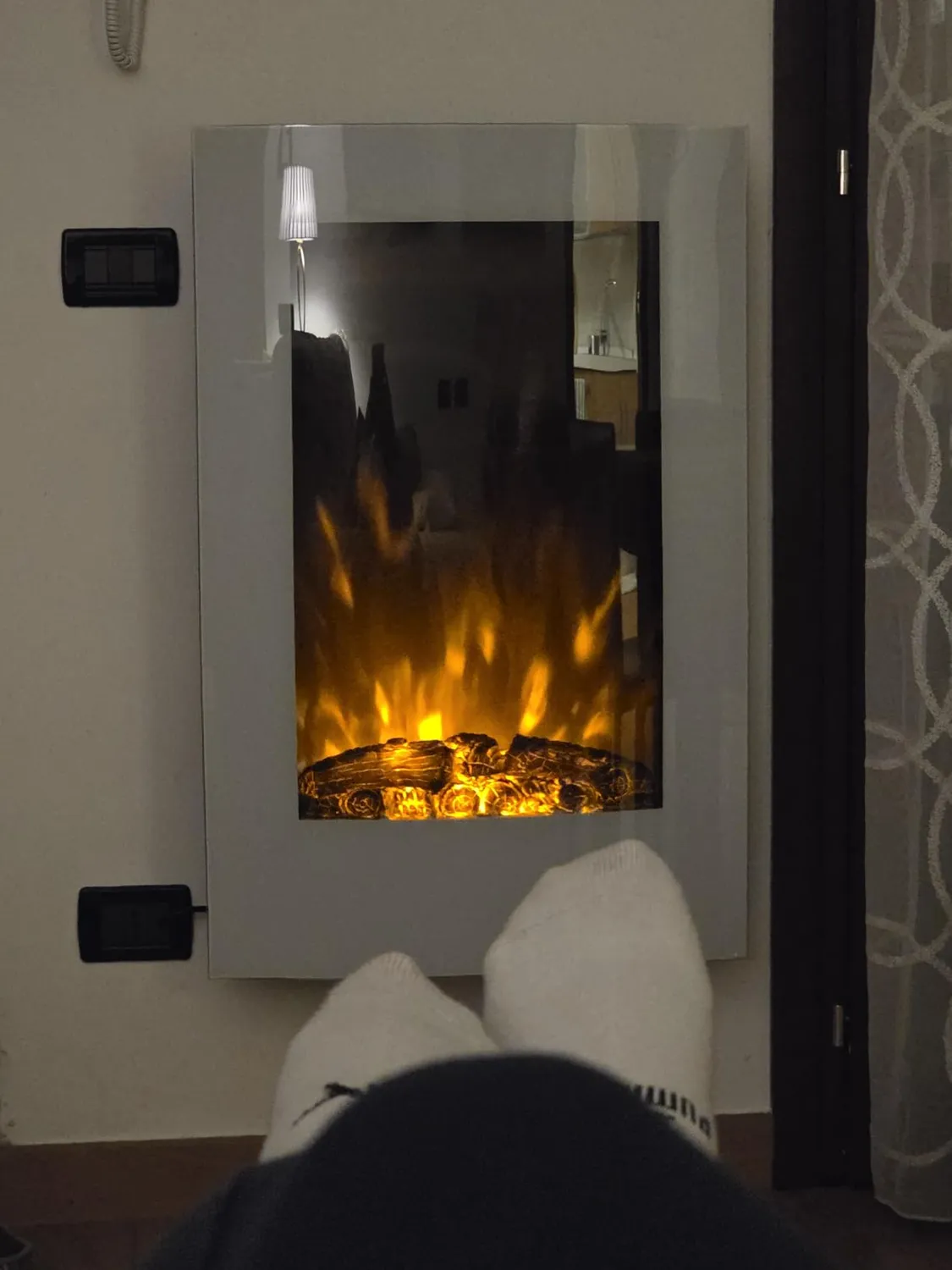 Klarstein Cheminée Électrique 2000W Effet Flamme LED