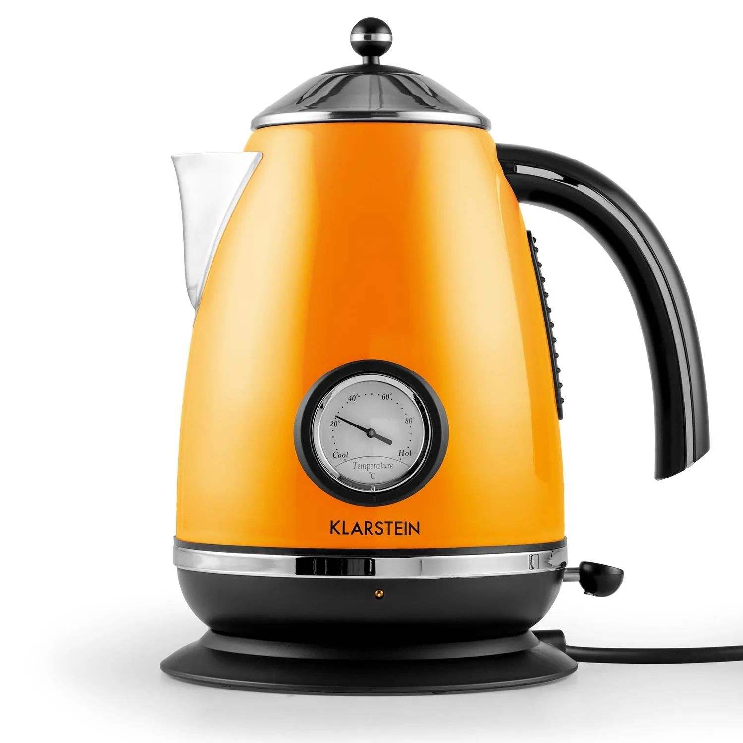 Klarstein Aquavita Chalet bouilloire électrique 1,7 L orange