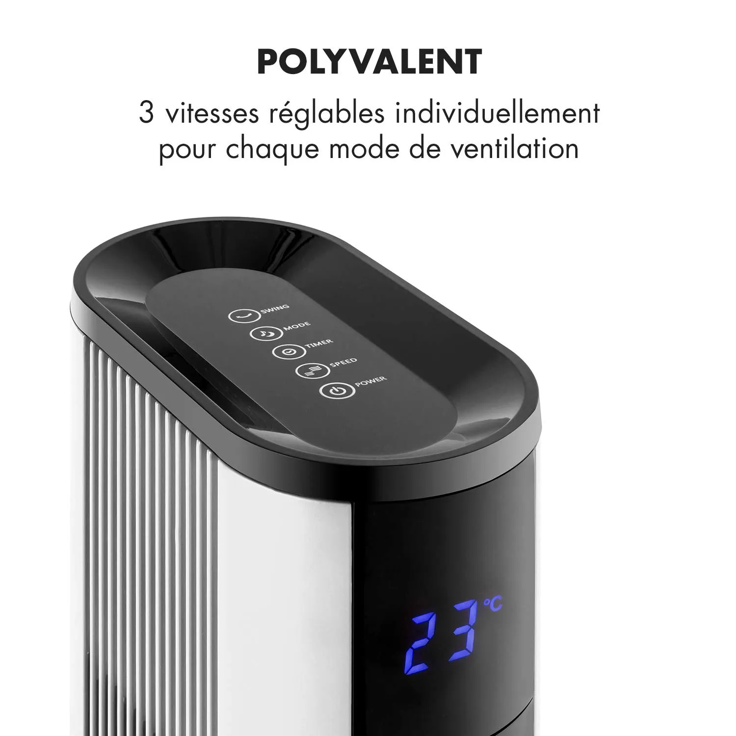 Klarstein Skyscraper 3G ventilateur tour blanc 48W