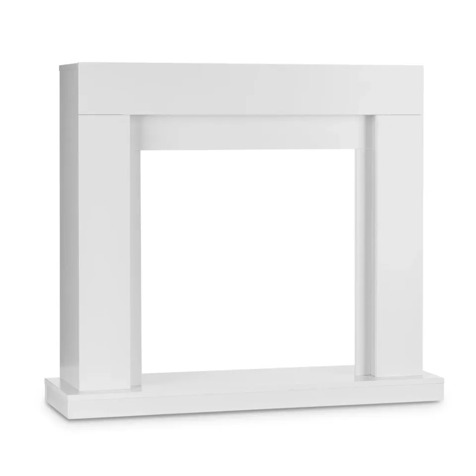 Klarstein Studio Frame corps cheminée blanc MDF