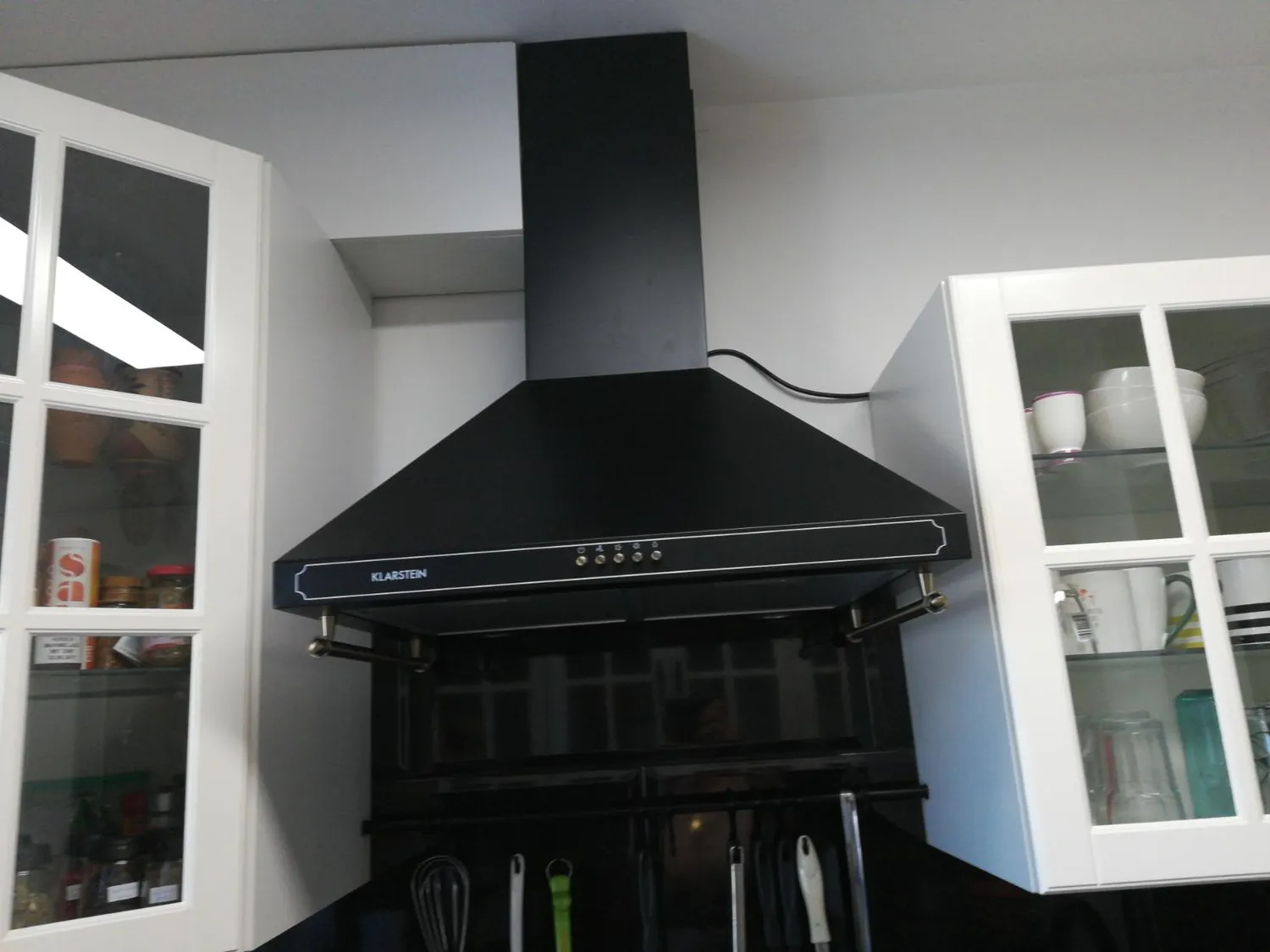 Klarstein Victoria hotte aspirante noire 645m3/h