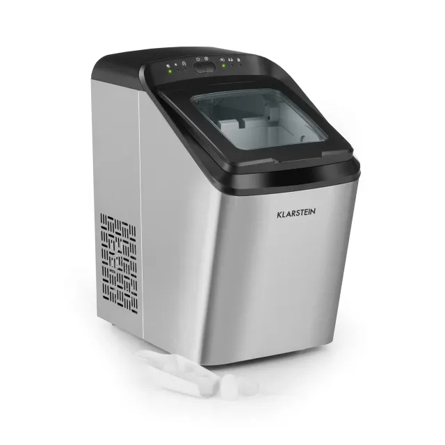 Klarstein Partytime machine à glaçons 15 kg argent