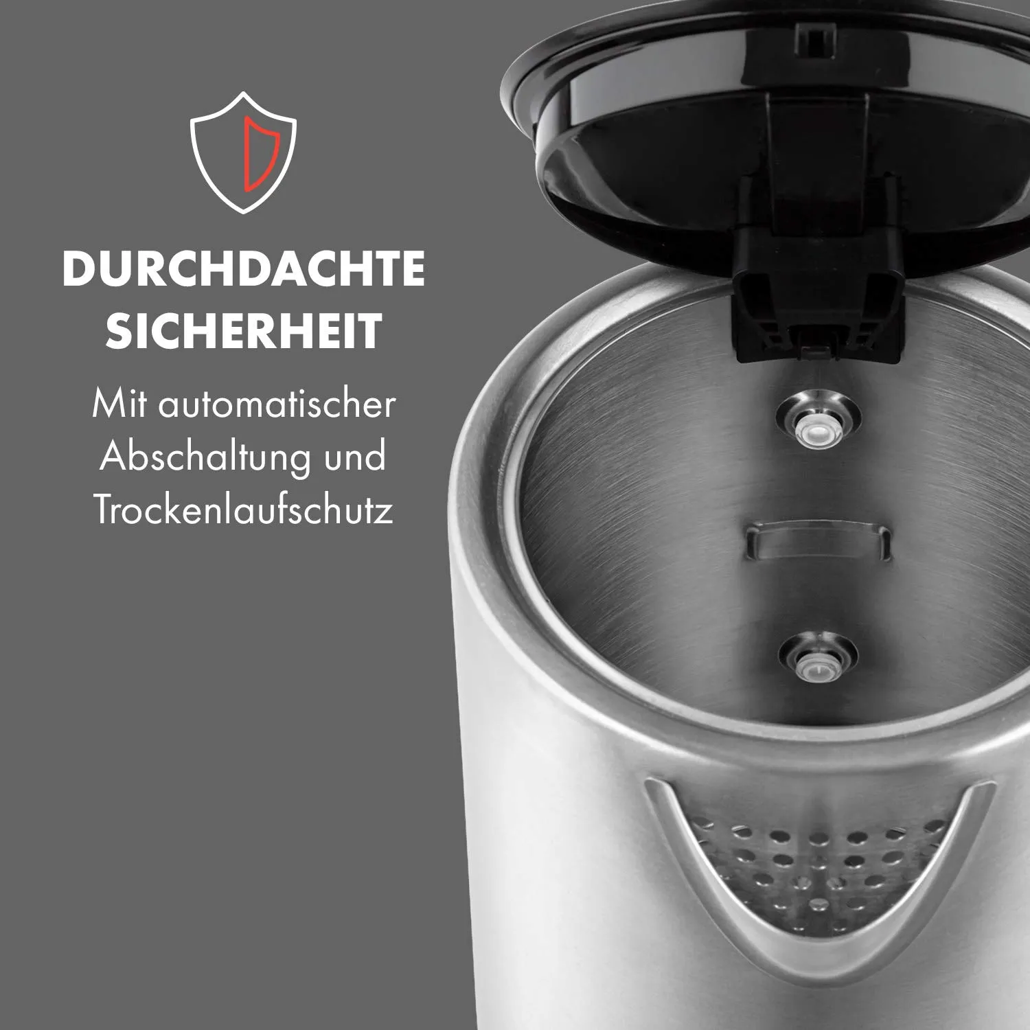Klarstein Arabica bouilloire 1,7 L inox 2200 W