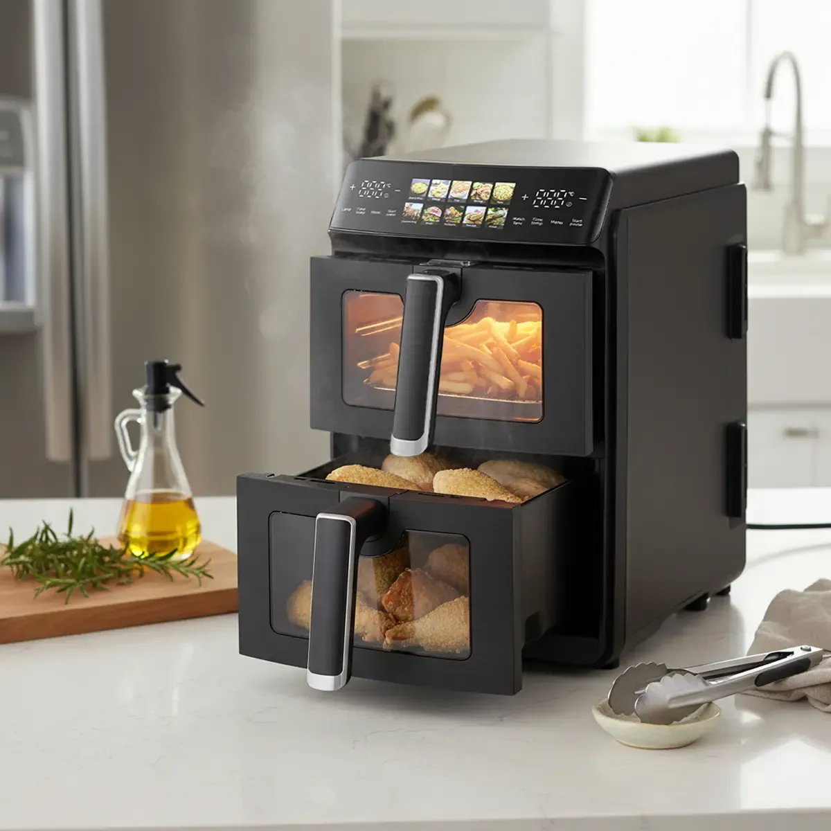 Prixton Vertical Cook Organics friteuse sans huile 10L double 2600W